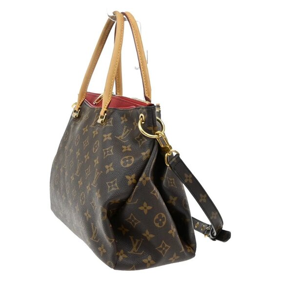 LOUIS VUITTON Pallas 2Way Shoulder Hand Bag Monogram Leather Red M41175 689KB448 - Picture 2 of 15